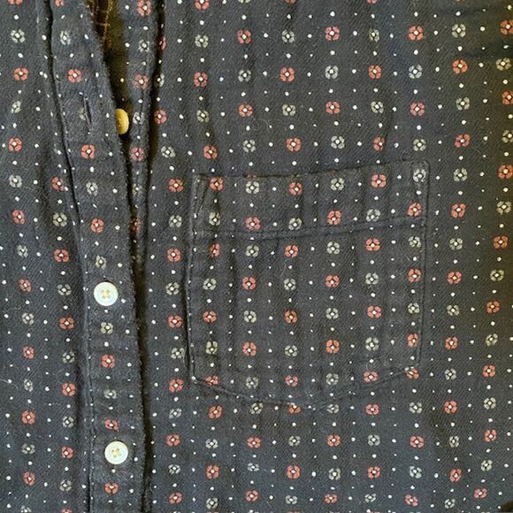 Madewell Mayfair Floral Button Up Womens XS Oversized Ex Boyfriend Shirt - Picture 6 of 13